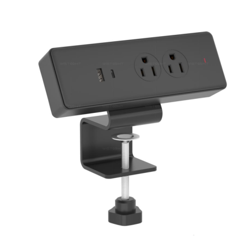 black color USB socket with charger